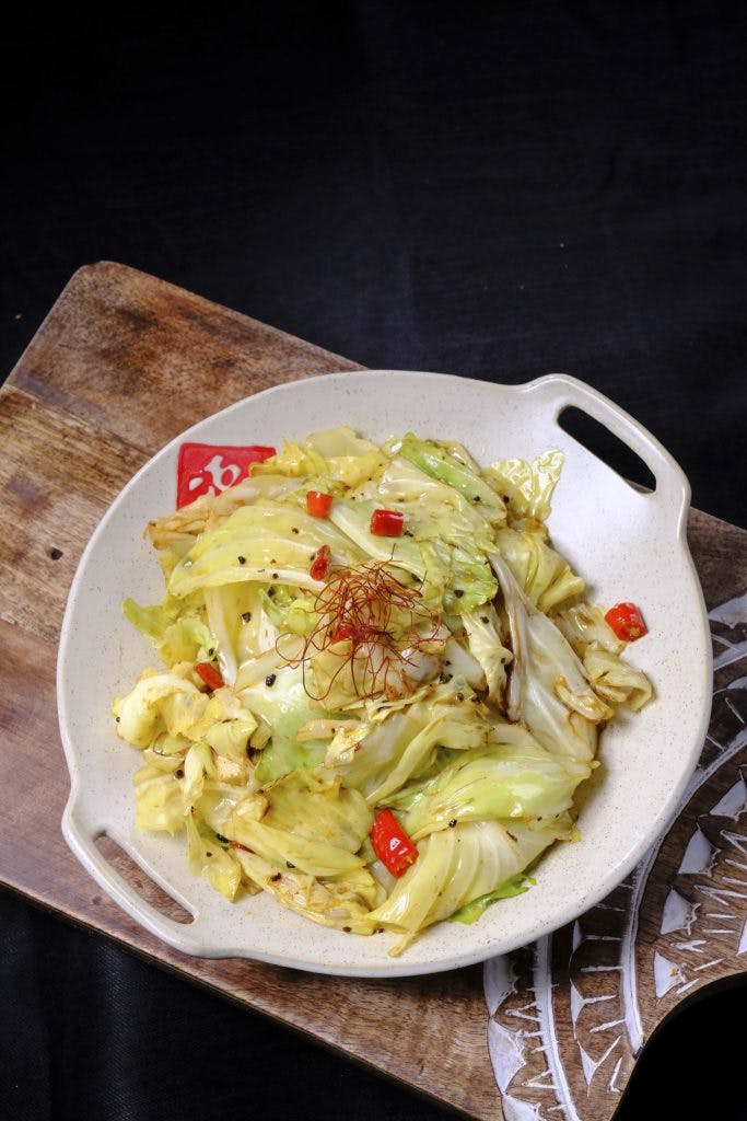 Stir Fried Cabbage with Soy Sauce